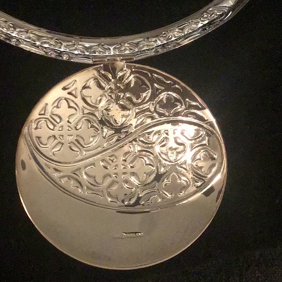 NEW / HUGE/ ABSOLUTELY STUNNING STERLING SILVER COLLAR - Picture 3 of 6